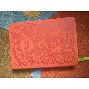 Passion Planner Red Undated Daily Journal Goal Planner Blank Pages